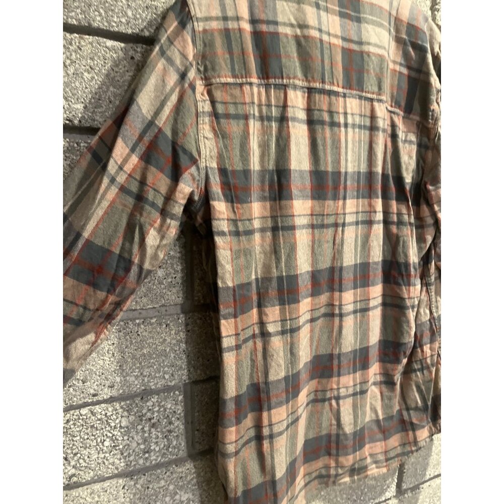 Paige Plaid Button-Down Shirt - Multicolor - Size M - Cotton/Viscose Blend - Mad - Picture 7 of 7